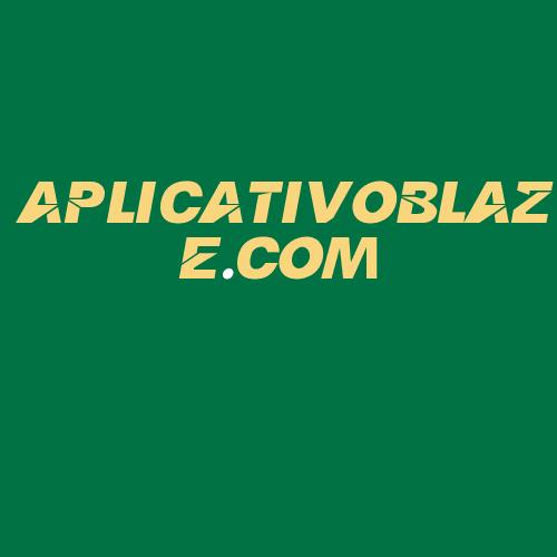 Logo da APLICATIVOBLAZE